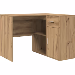 Ce bureau d'angle est un meuble super pratique avec plein d'options de rangement. Idéal pour ton bureau à la maison ou ton es ...