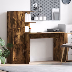Ce bureau mélange trop bien style et praticité avec son look chic, te donnant un maximum d'espace pour écrire, étudier ou bos ...