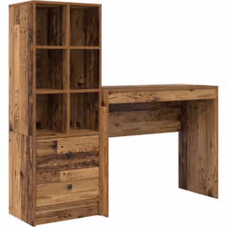 Ce bureau vidaXL avec rangement va embellir n'importe quel espace de travail ou bureau à la maison. Fait en bois d'ingénierie ...