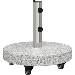 Pied de parasol Réglable Gris 45 x 45 x 42.5 cm vidaXL