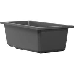 Vidaxl - vier de cuisine avec trop-plein en granit gris