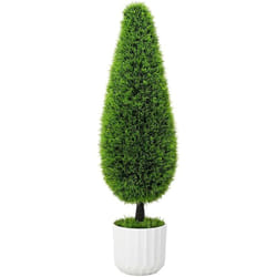Plante Artificielle Vert 24 x 24 x 90 cm Plastique Vidaxl