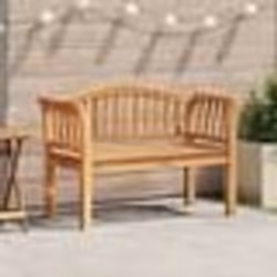 vidaXL Banc de jardin 120x53.5x85 cm en bois massif de teck