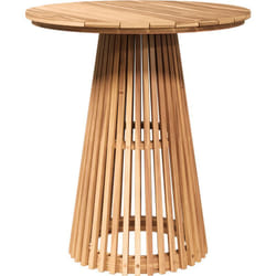 Table de jardin Ø70x75 cm Bois massif Teck vidaXL