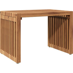 Vidaxl - Table d'appoint de jardin 50x32.5x35 cm Bois de teck massif