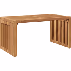 La table d'appoint de jardin vidaXL apporte vraiment du style à ton espace extérieur ! Fait en bois de teck massif de haute q ...