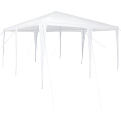 Vidaxl - Tente de fête blanche 4x4 m pe