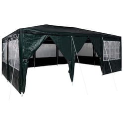 Tente de fête Vert, Blanc 600 x 400 x 266 cm Polyester, Acier Vidaxl