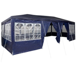 Vidaxl - Tente de fête avec 12 parois bleues 8x4 m pe