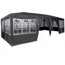 Vidaxl - Tente de fête avec 12 parois anthracite 8x4 m pe