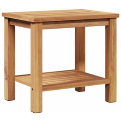 Table basse Marron 50 x 35 x 45 cm Bois de teck solide Vidaxl