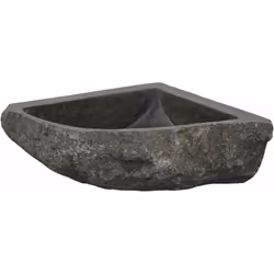 Ce lavabo en pierre de rivière rustique apporte une vibe naturelle chez toi. Il illumine vraiment ta salle de bain avec son a ...