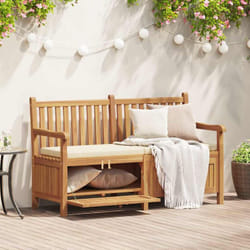 Vidaxl - Banc De Rangement De Jardin Marron 150 X 60 X 90 Cm
