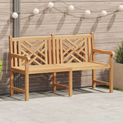 Vidaxl - Banc De Jardin Marron 150 X 60 X 90 Cm Bois De Teck Solide