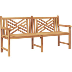 Banc de jardin Marron 228 x 60 x 90 cm Bois de teck solide Vidaxl