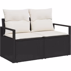 Ce canapé d'extérieur mélange style et confort, te créant un coin super sympa pour te relaxer dans le jardin ou sur le patio. ...