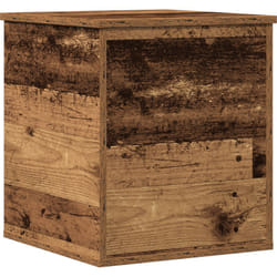 Coffre de rangement en bois recyclé 40x42x46 cm Vidaxl
