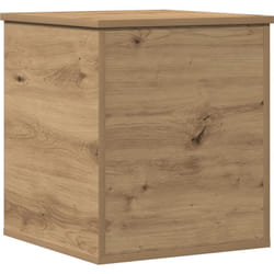 Boîte de rangement en chêne fait main 40x42x46 cm en bois d'ingénierie Vidaxl