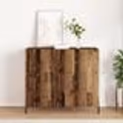 Buffet rustique - vidaXL - Bois massif - Rangement ample - Finition vieillie - Marron