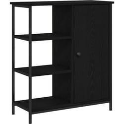 Buffet Chêne noir 70 x 30 x 80 cm Bois d'ingénierie Vidaxl