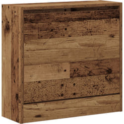 Cabinet à chaussures en vieux bois 60x21x57 cm en bois technique Vidaxl