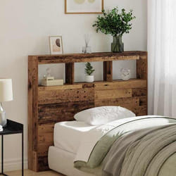 vidaXL Tête de lit Bois Ancien 120 x 17 x 102 cm Bois dingénierie 869111