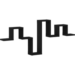 Vidaxl - tagère murale Chêne noir 104,5x10x43 cm Bois d'ingénierie