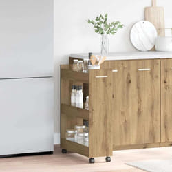 Vidaxl - Armoire chêne artisanal 60 x 22 x 79 cm Bois d'ingénierie