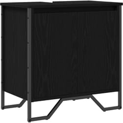 Vidaxl - Cabinet de Lavabo Chêne noir 60 x 35 x 60 cm Bois d'ingénierie