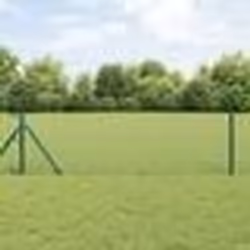 vidaXL Clôture Vert 10 x 0.4 m Métal