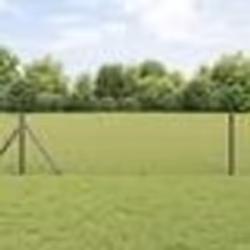 vidaXL Clôture Gris 10 x 0.8 m Métal