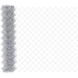 Clôture Argent 10 x 1.2 m Acier galvanisé Vidaxl