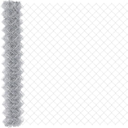 Clôture Argent 10 x 1.5 m Acier galvanisé Vidaxl
