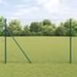 vidaXL Clôture hexagonale Vert 1.4 x 25 m Acier