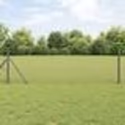 vidaXL Clôture Hexagonale Grise Gris 0.5 x 10 m Acier