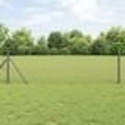 vidaXL Clôture Hexagonale Grise Gris 0.4 x 25 m Acier