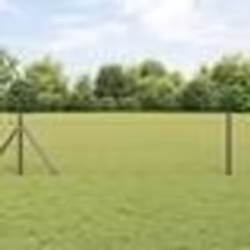 vidaXL Clôture hexagonale Gris 1.6 x 25 m Acier