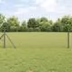 vidaXL Clôture hexagonale Gris 0,8 x 50 m Acier