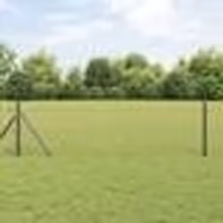 vidaXL Clôture hexagonale Gris 0,8 x 50 m Acier