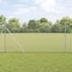 vidaXL Clôture hexagonale Argent 1.4 x 50 m Acier galvanisé