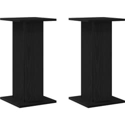 Supports de haut-parleur - 2 pcs, chêne noir, 30 x 30 x 60 cm, en bois d'ingénierie. Vidaxl