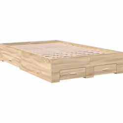 Ce cadre de lit de rangement est top pour les chambres contemporaines qui veulent allier style et fonctionnalité. Avec sa sup ...