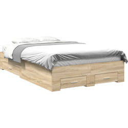Vidaxl - Cadre de lit Chêne Sonoma 140x200 cm Bois reconstitué