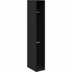 L'armoire moderne en chêne noir est essentielle pour toute maison tendance, combinant praticité et style. Sa finition noire s ...