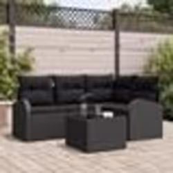 vidaXL Ensemble de Canapé 5 Pièces avec Coussins Beige 3346033
