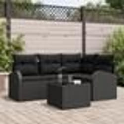 vidaXL Ensemble de Canapé 5 Pièces avec Coussins Beige 3346033