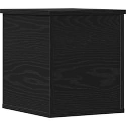 Vidaxl - Coffre de rangement Noir Chêne 30x35x35 cm Bois d'ingénierie