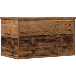 Boîte de rangement en bois ancien 60x35x35 cm en bois reconstitué vidaXL