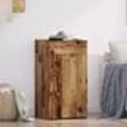 Buffet Rustique - vidaXL - Bois Massif - Finition Vieillie - Marron - 1 Porte 1 Tiroir