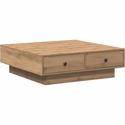 Cette table basse, elle est stylée et super utile pour ton salon. Elle combine un design moderne avec une belle finition en c ...